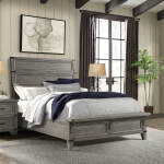 Forge Queen Bed | Brushed Steel