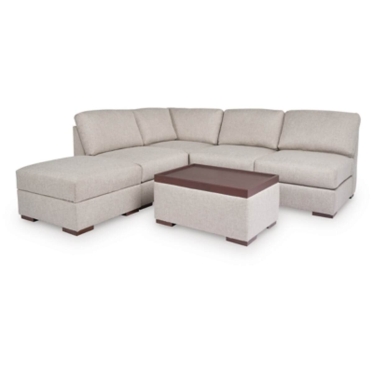 8f619c54810ae70124f5970b9b62ab01 Lavender Lane 5-Piece Sectional - Image 1