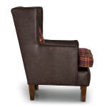 Sterling - Modern Wingback Chair - Dark Walnut - FS2130DWLFP - Image 4