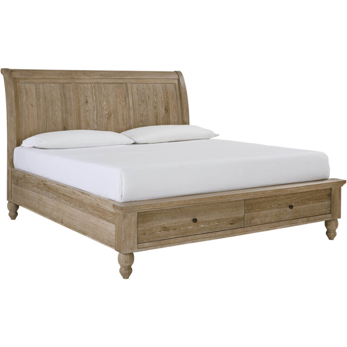 90d6ff6b0f8da8b81cf332d35a3f3ab0 Cambridge Queen Sleigh Bed Hb ICB-400-KHK-KD-1 - Image 1