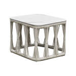 Alexa Outdoor Seating Side Table (stone top)