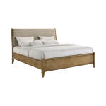 Andover King Uph. Bed | Maple