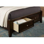 Bonanza Full, Queen, & King Mansion Storage Bed - Merlo Finish - BB27-552-046B-302-444, BB27-558-050B-502-555, BB27-668-066B-502-666 - Image 4