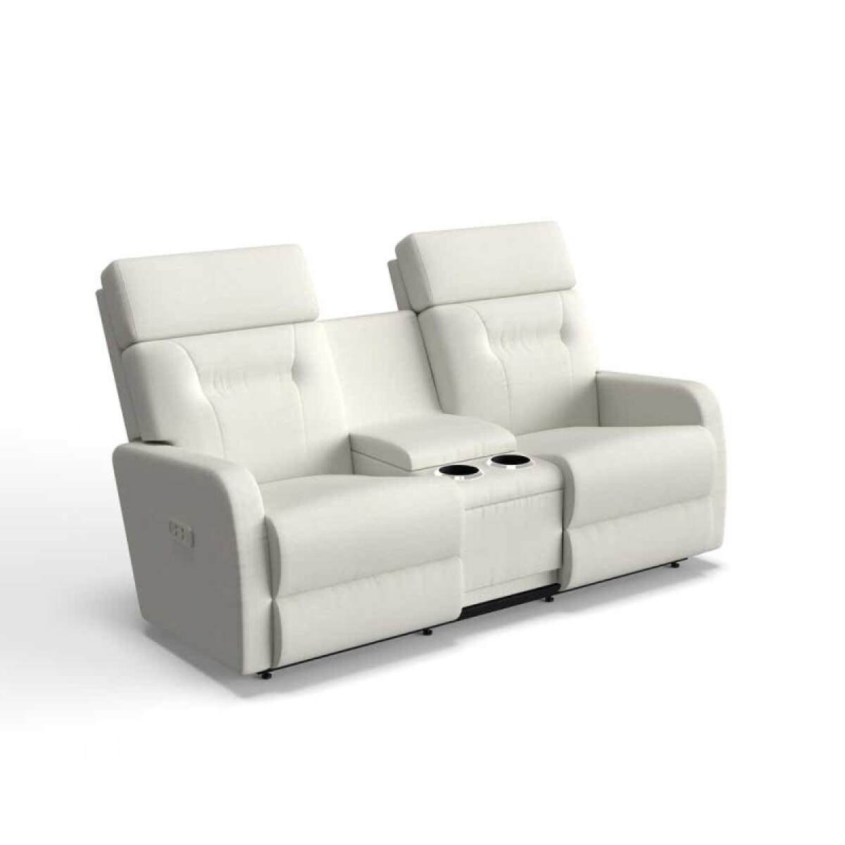 91d308bc82765846d2d177a6d3e63c08 Lennon Power Wall Reclining Loveseat W/ Console Headrest & Lumbar - Image 1