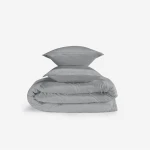 Performance® Duvet & Sham Set - Solid - Light Grey / King