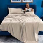 Hyper-Wool Flannel Performance® Sheet Set - Medium Beige / Queen - Image 3
