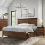 San Mateo King Storage Bed | Tuscan