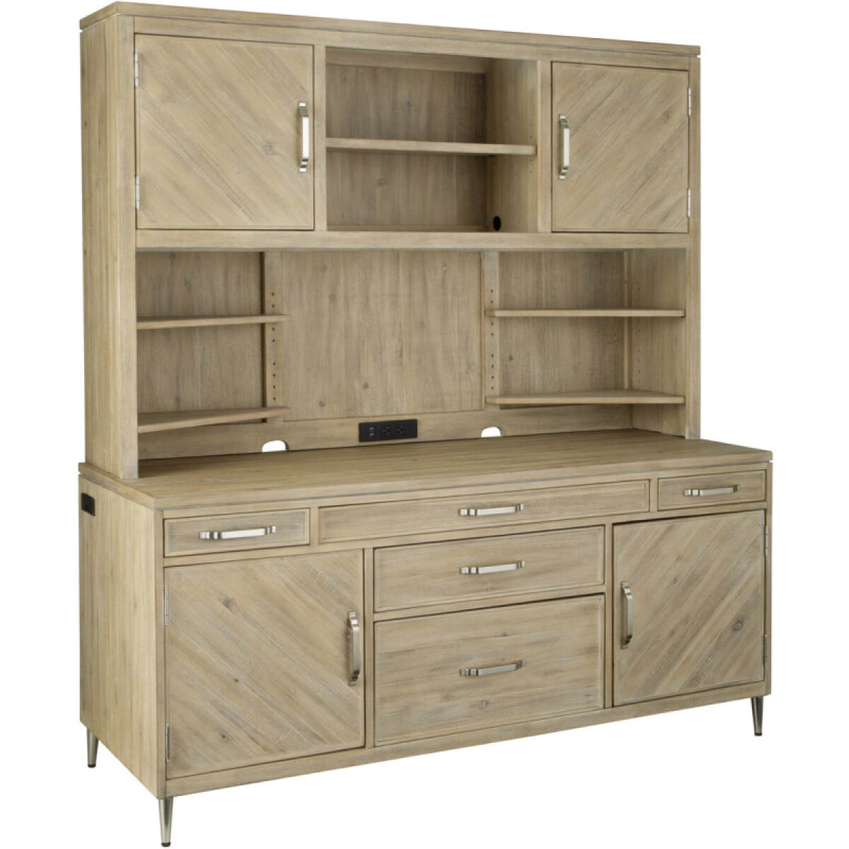 93058a81b0ddf48ab16b84c456889093 Maddox Credenza Hutch - Image 1
