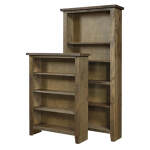 Alder Grove Bookcase 60"h 1 Fixed & 2 Adj Shelves