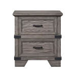 Forge Nightstand | Brushed Steel - Image 3