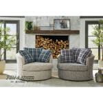 Astro - Oversized Swivel Chair; Curl Up Comfort - 3048 - Image 13