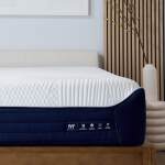 M5 Original Mattress Chassis - Top Cover - Comfort Layer - Split Cal King - White/Navy