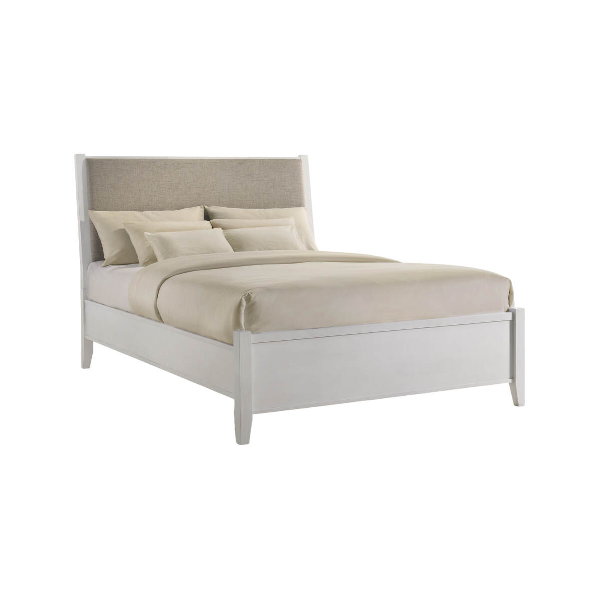 95017caabc9afc238e52930eb635c8bc Andover Queen Uph. Bed | White - Image 1