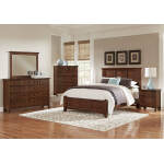 Bonanza Full ,queen, & King Mansion Bed - Cherry Finish - BB28-558/855/922, BB28-668/866/922/MS1 - Image 4