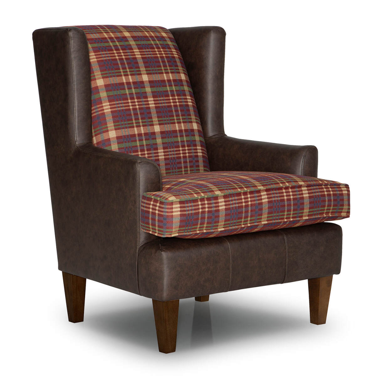 95f122448ed26d2b30b4253e826b6f56 Sterling - Modern Wingback Chair - Dark Walnut - FS2130DWLFP - Image 1