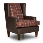 Sterling - Modern Wingback Chair - Dark Walnut - FS2130DWLFP