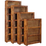 Contemporary Alder 60" Bookcase - Image 3