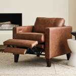 Traftly - Modern Styled Incliner Chair - Dark Walnut - C100RI4DW - Image 11