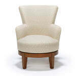 Justine - Modern Swivel Chair - Espresso - 2968E - Image 3