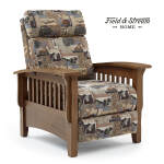 Tuscan - High Leg, Mission-style Recliner - Distressed Pecan - 2L20DP - Image 6