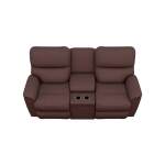 Brooks Power Reclining Loveseat W/ Console Headrest & Lumbar