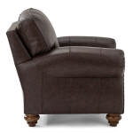Noble - Leather Club Chair - Dark Walnut - FSC64DWLU - Image 4