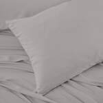 Hyper-Linen Performance® Sheet Set - Light Grey / Split King - Image 4