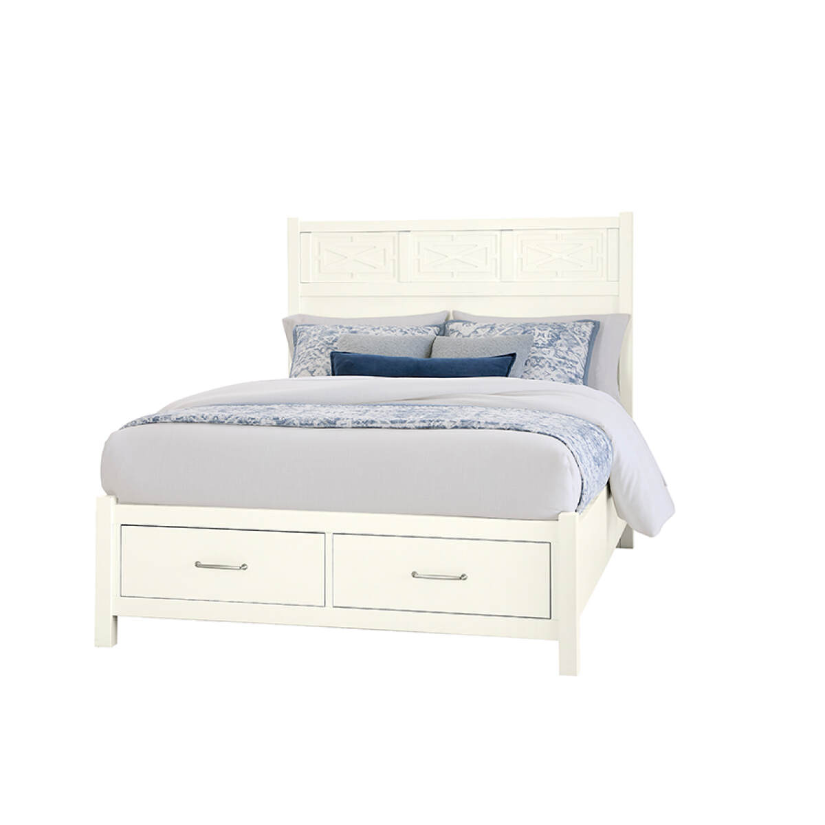 9a16fae7880db51b46edad6c10b7bb64 Tide & Timber Fretwork Bed With Storage Footboard - 834-557-050B-502-555T,834-667-066B-502-666T - Image 1