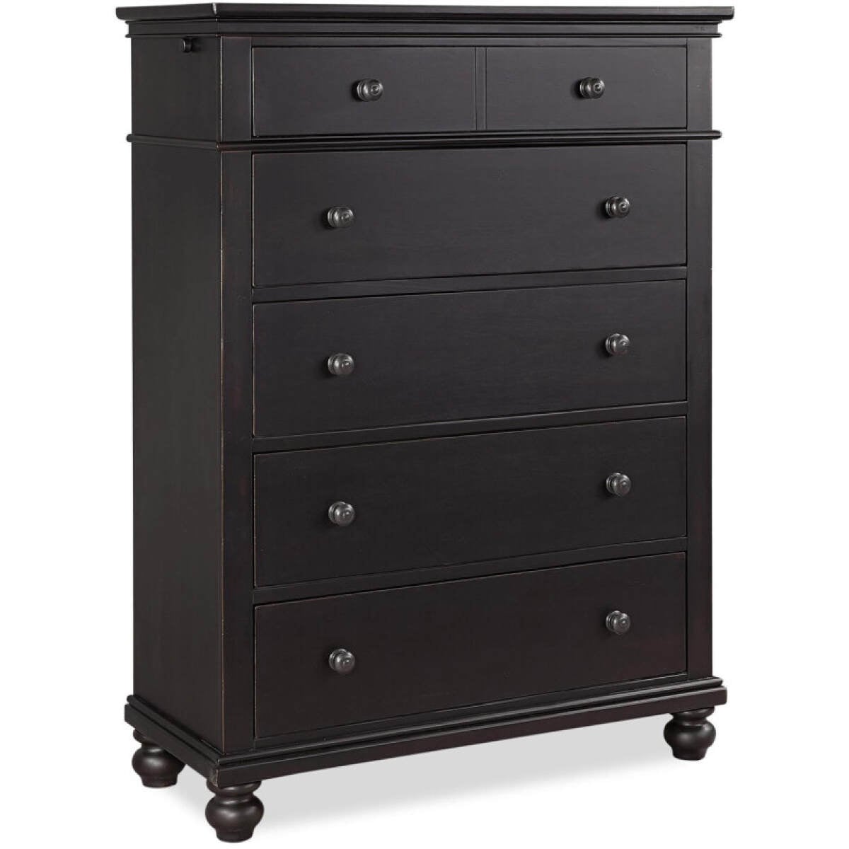 9a8576f05376f2b9c83d06dedafd9867 Oxford 5 Drawer Chest I07-456-BLK-1 - Image 1