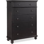 Oxford 5 Drawer Chest I07-456-BLK-1