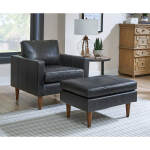 Trafton - Modern, Club Chair - Dark Walnut - C10DW - Image 14