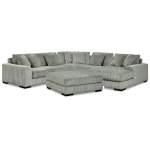 Lindyn 5-Piece Sectional and Ottoman
