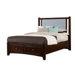 Bonanza Upholstered Storage Bed - Blue - BB27-551-053-050B-502-555