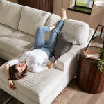 Dovely - Transitionally Styled Chaise Lounge Sofa - M25FR - Image 5