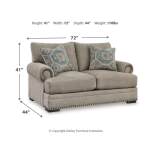 Galemore Sofa, Loveseat, Oversized Chair and Ottoman - Image 21