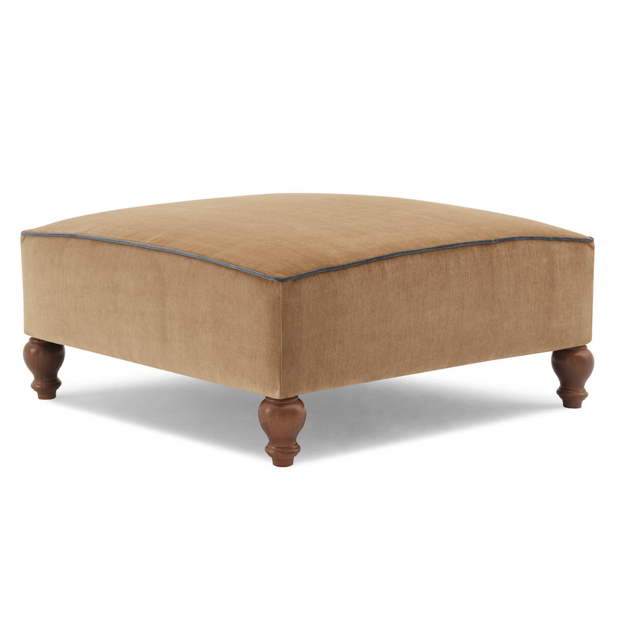 a0298a56c326b3c7f1b6037783fa5ad8 Renelle - Cocktail Ottoman - Dark Walnut - 9990DW - Image 1
