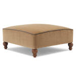 Renelle - Cocktail Ottoman - Dark Walnut - 9990DW