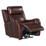 Wainwright Dual-Power Recliner | Reddish Brown - Image 4