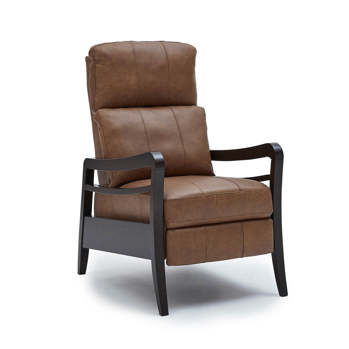 a0684e5f01df66844de7857b4ccb895d Ryberson - Modern High Leg Recliner - Dark Walnut - 3L00DW - Image 1