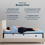Classic Brecon 13" Firm Mattress Set -California King - Image 3