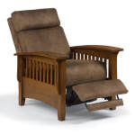 Tuscan - High Leg, Mission-style Recliner - Distressed Pecan - 2L20DP - Image 3
