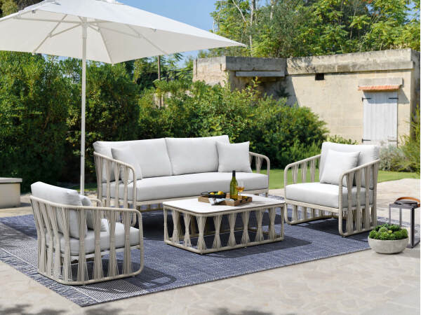 Alexa Outdoor Seating Sofa w/Pillows - Image 5