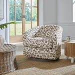 Ennely - Swivel Barrel Chair - Espresso - 2128E - Image 13