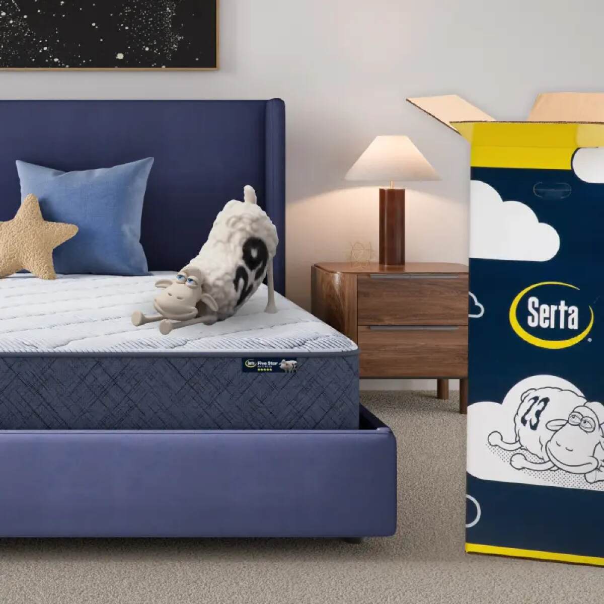 a5412135cb0314b83e5d2fd8717cfe05 Serta Five Star Mattress - 10" Medium - Twin - Image 1
