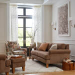 Lumira - Transitionally-styled Sofa W/ 2 Pillows - Dark Walnut - S21DW - Image 10