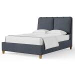 Nordhaven Upholstered Bed-navy Tweed - 852-551J-155J-822J-404, 850-661J-166J-822J-404