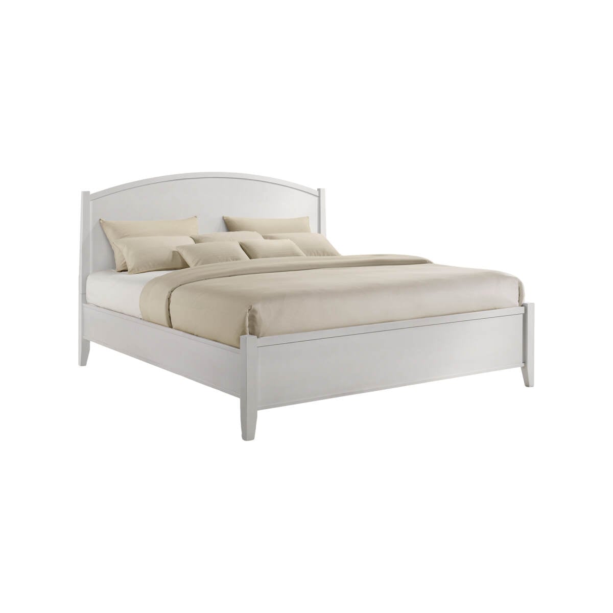 a7c44faee351c9e00507a1467bc3f355 Andover King Arched Bed | White - Image 1
