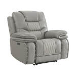 Cody Dual-Power Recliner | Light Grey