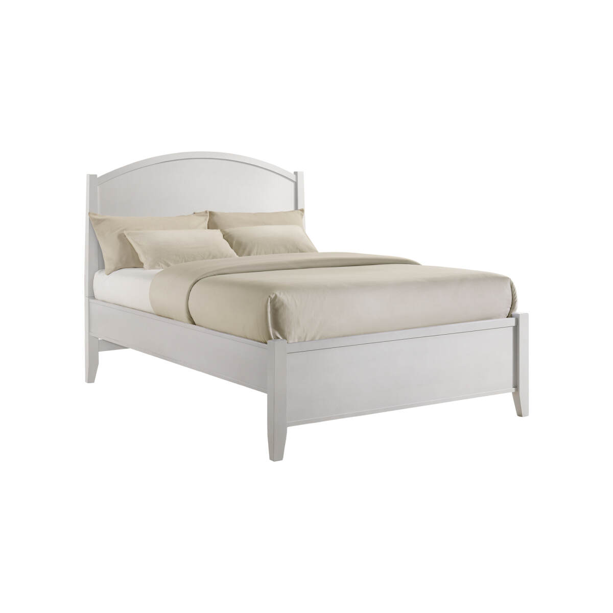 a917173176f52f83e57c4673ddfbc2f6 Andover Full Arched Bed | White - Image 1