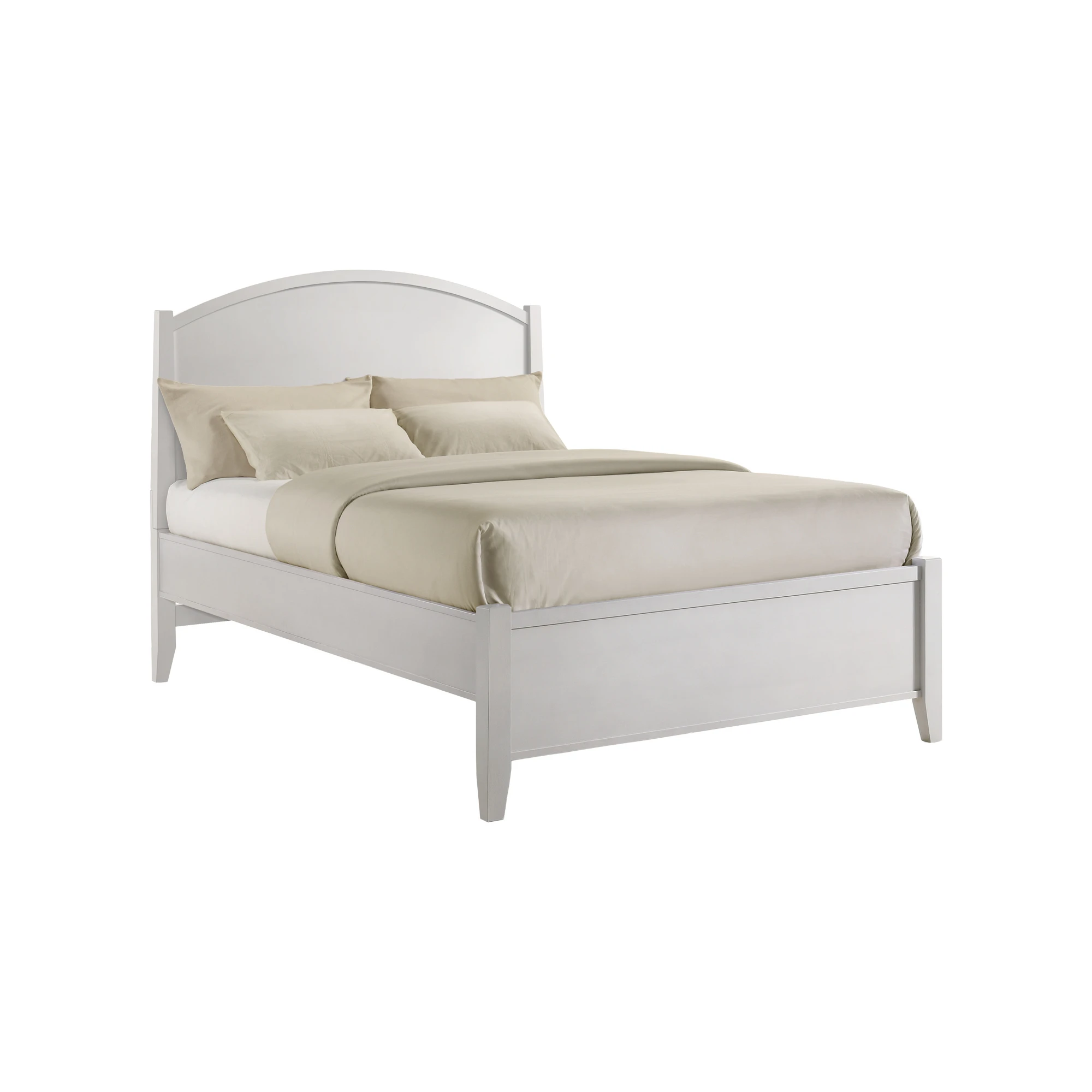 a917173176f52f83e57c4673ddfbc2f6 Andover Full Arched Bed | White - Image 1